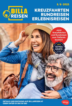 Billa Reisen Flugblatt (ab 21.05.2025) - Angebote und Prospekt