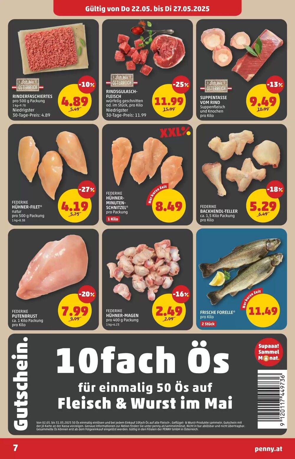 PENNY Flugblatt (ab 22.05.2025) - Angebote und Prospekt - Seite 7