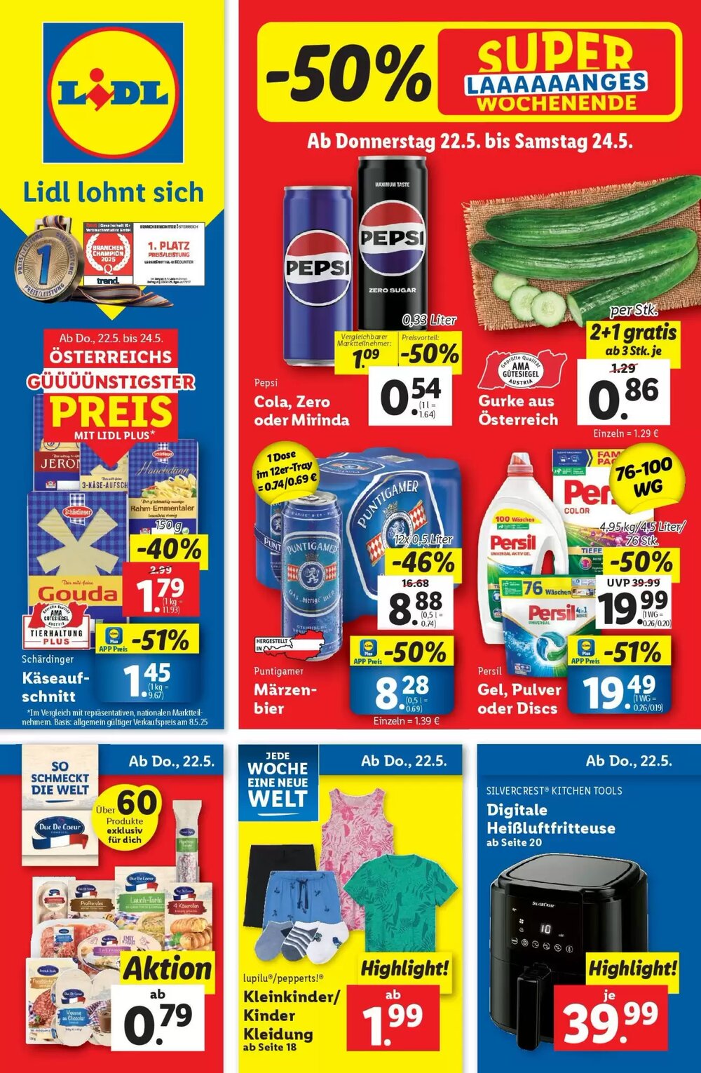 Lidl Flugblatt (ab 22.05.2025) - Angebote und Prospekt - Seite 1