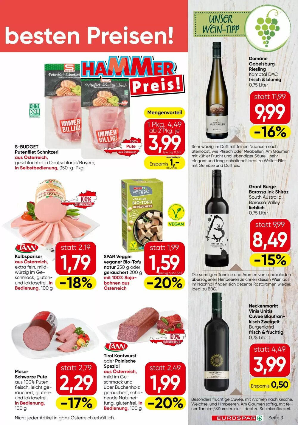 Eurospar Flugblatt (ab 22.05.2025) - Angebote und Prospekt - Seite 3