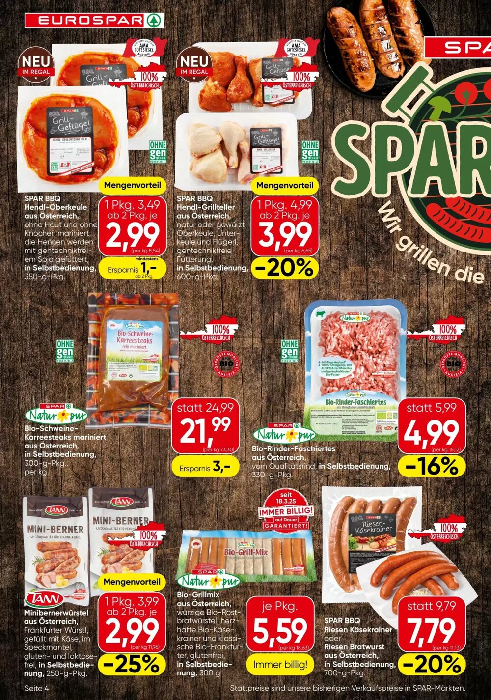 Eurospar Flugblatt (ab 22.05.2025) - Angebote und Prospekt - Seite 4