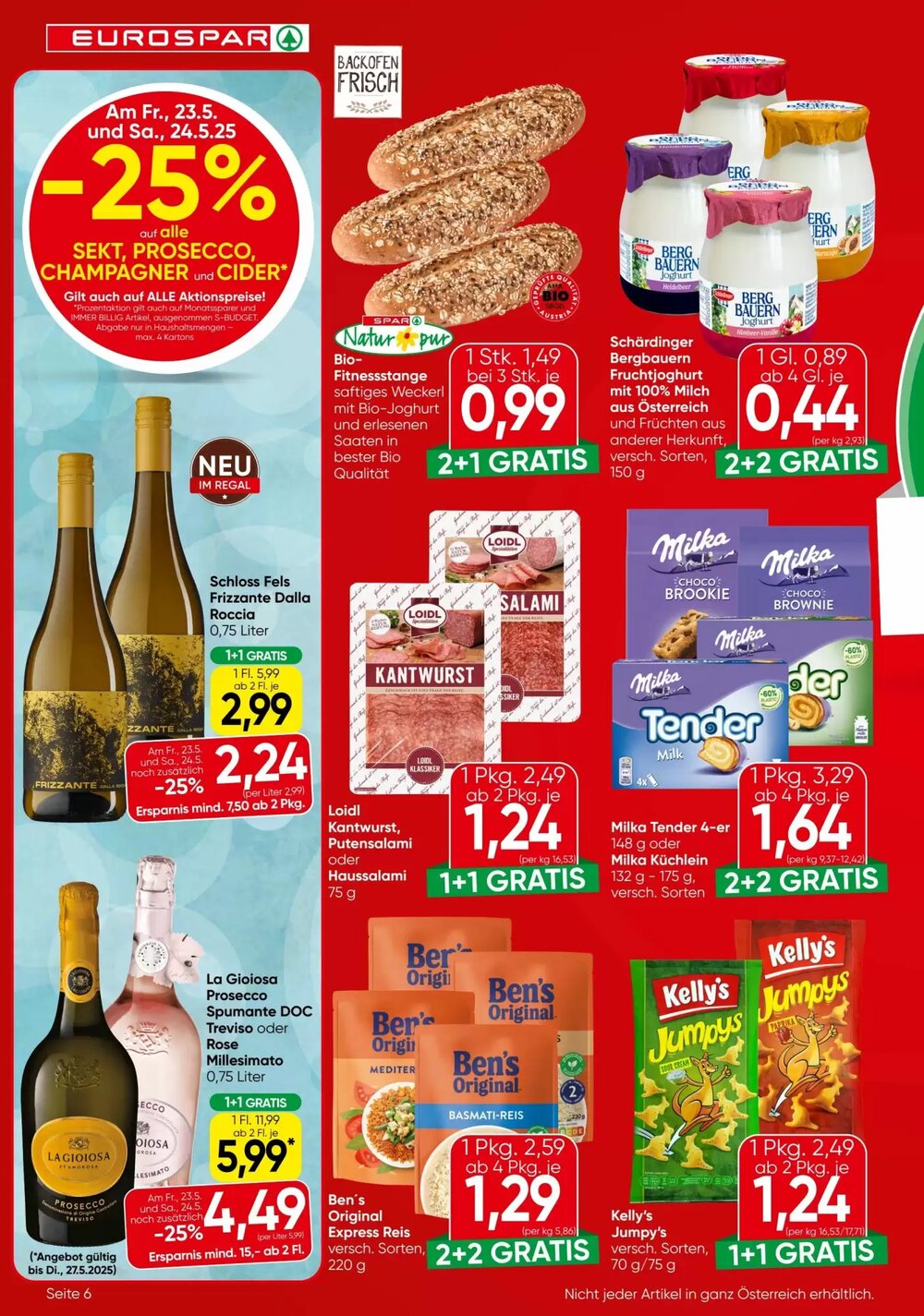Eurospar Flugblatt (ab 22.05.2025) - Angebote und Prospekt - Seite 6