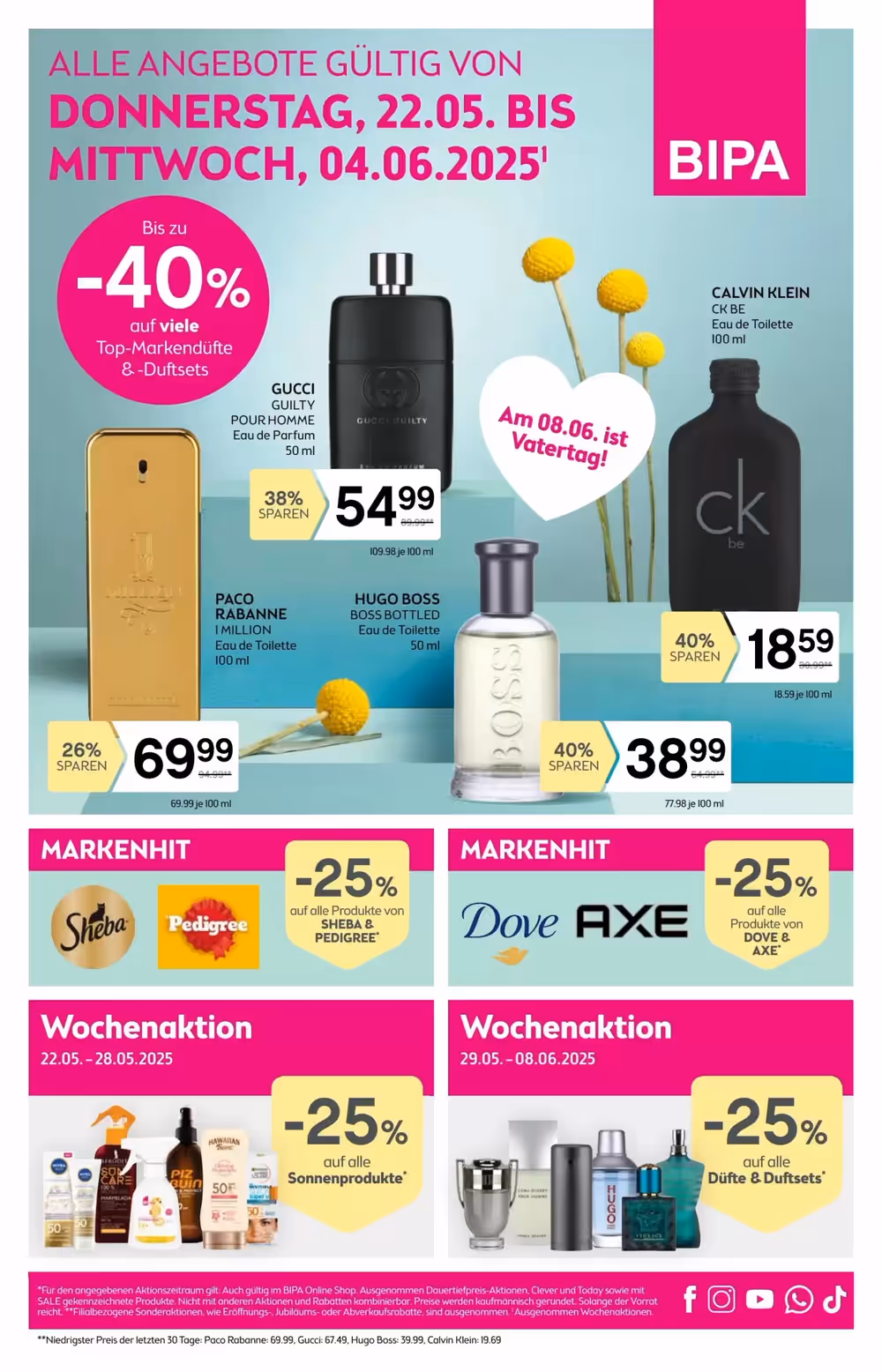 Bipa Flugblatt (ab 22.05.2025) - Angebote und Prospekt - Seite 1