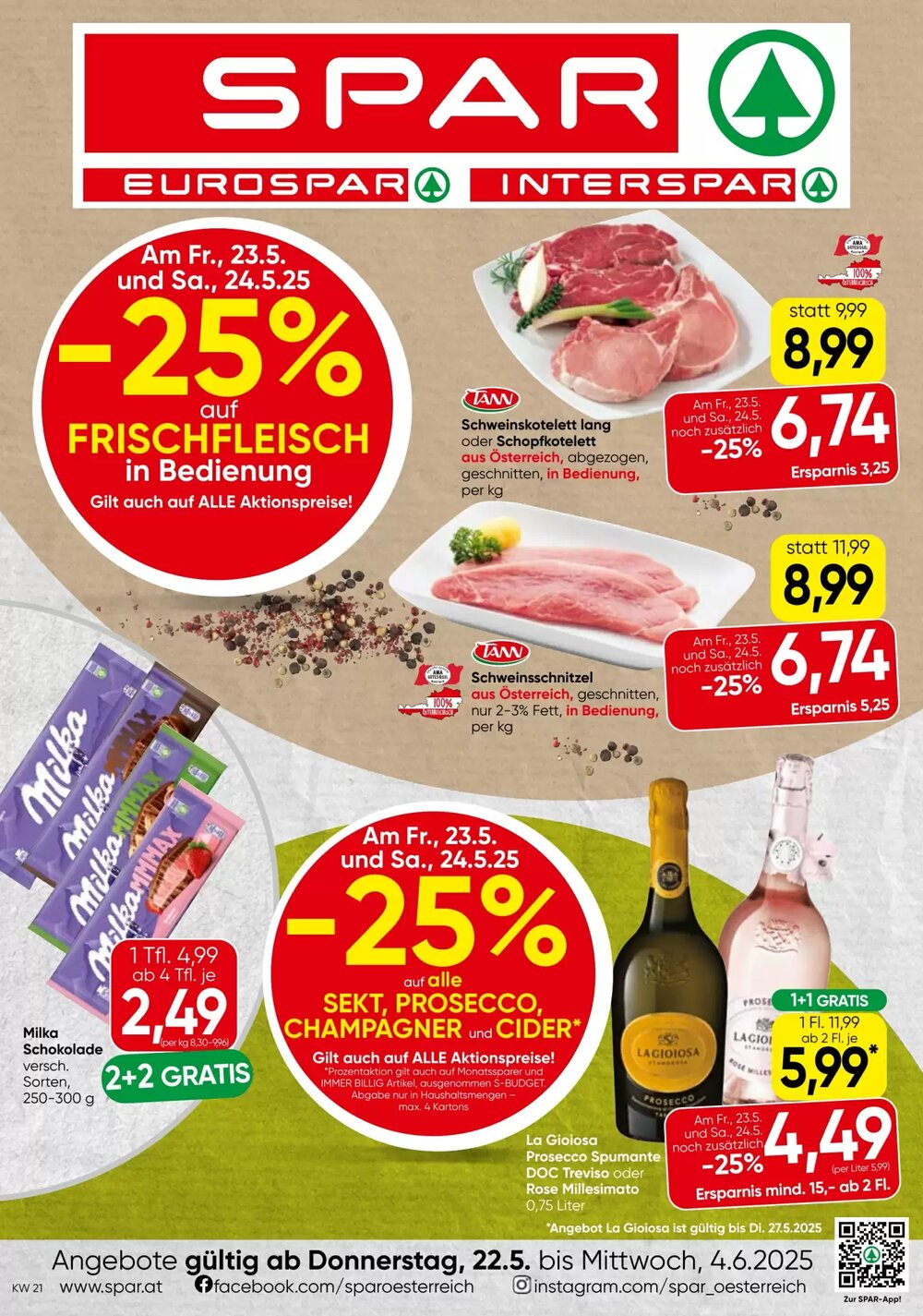 Strasser Markt Flugblatt (ab 22.05.2025) - Angebote und Prospekt - Seite 1