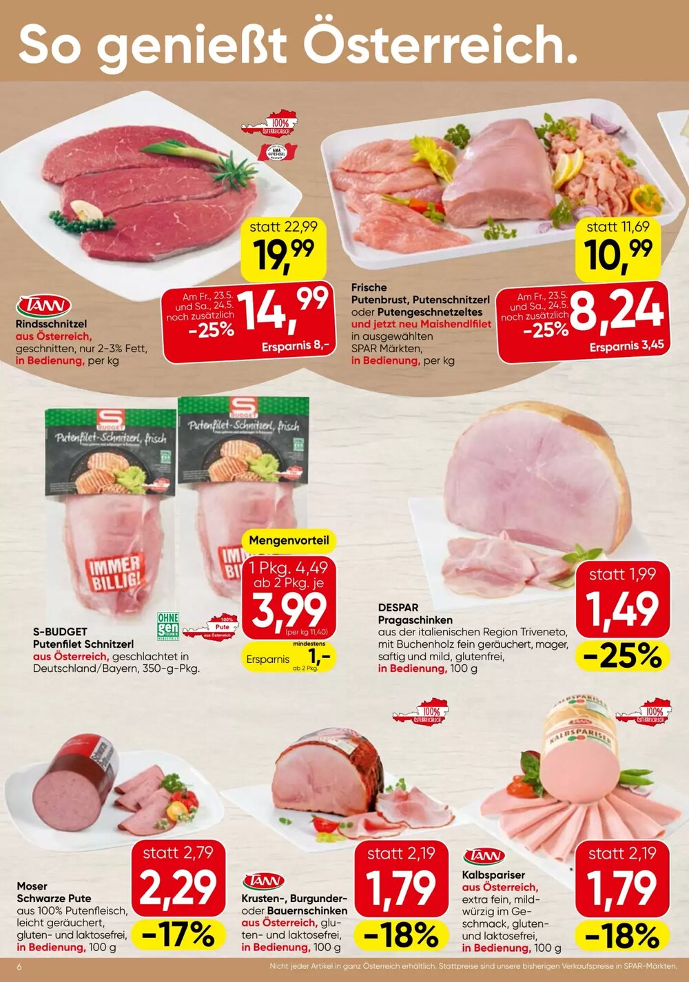 Strasser Markt Flugblatt (ab 22.05.2025) - Angebote und Prospekt - Seite 6