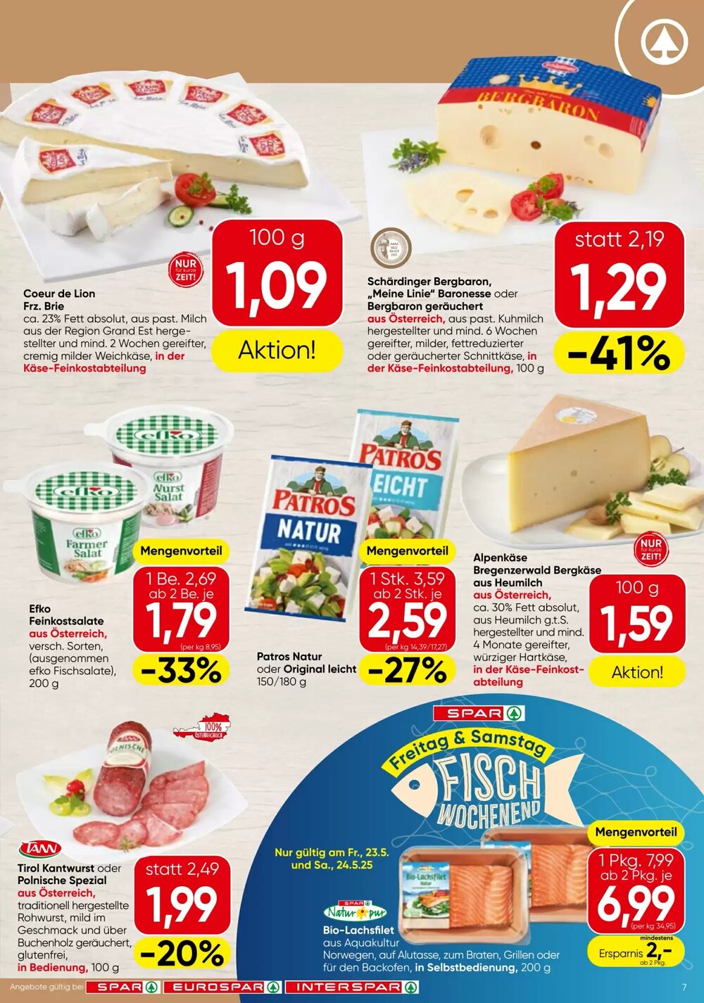 Strasser Markt Flugblatt (ab 22.05.2025) - Angebote und Prospekt - Seite 7