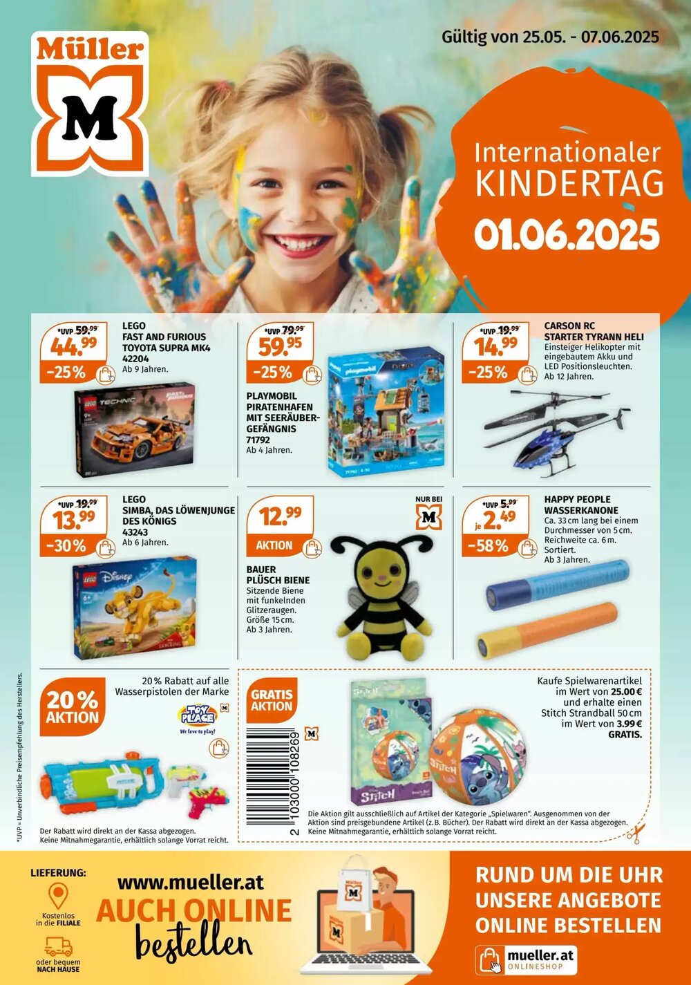 Müller Flugblatt (ab 25.05.2025) - Angebote und Prospekt - Seite 1