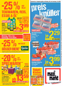 Maximarkt Flugblatt (ab 26.05.2025) - Angebote und Prospekt
