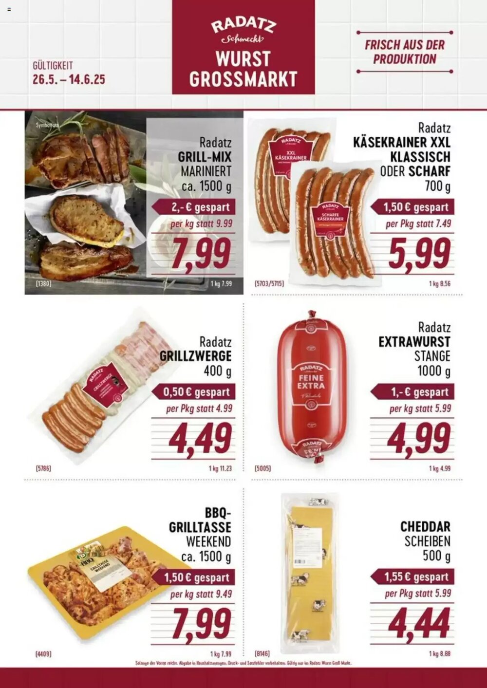 Radatz Flugblatt (ab 26.05.2025) - Angebote und Prospekt - Seite 1