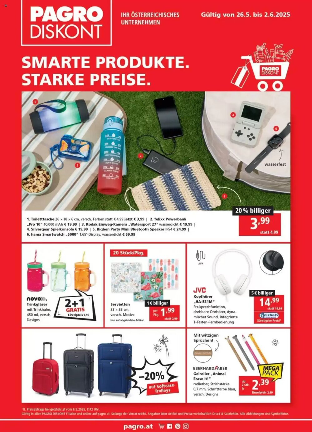 Pagro Diskont Flugblatt (ab 26.05.2025) - Angebote und Prospekt - Seite 1