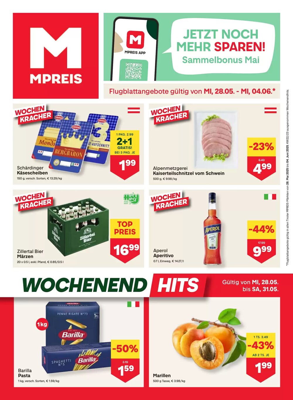 MPreis Flugblatt (ab 28.05.2025) - Angebote und Prospekt - Seite 1