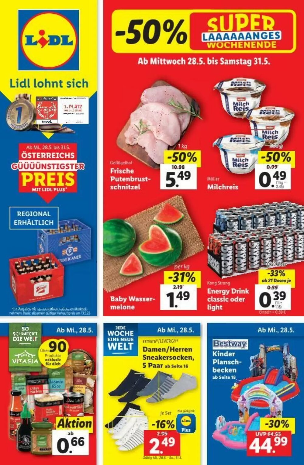 Lidl Flugblatt (ab 28.05.2025) - Angebote und Prospekt - Seite 1