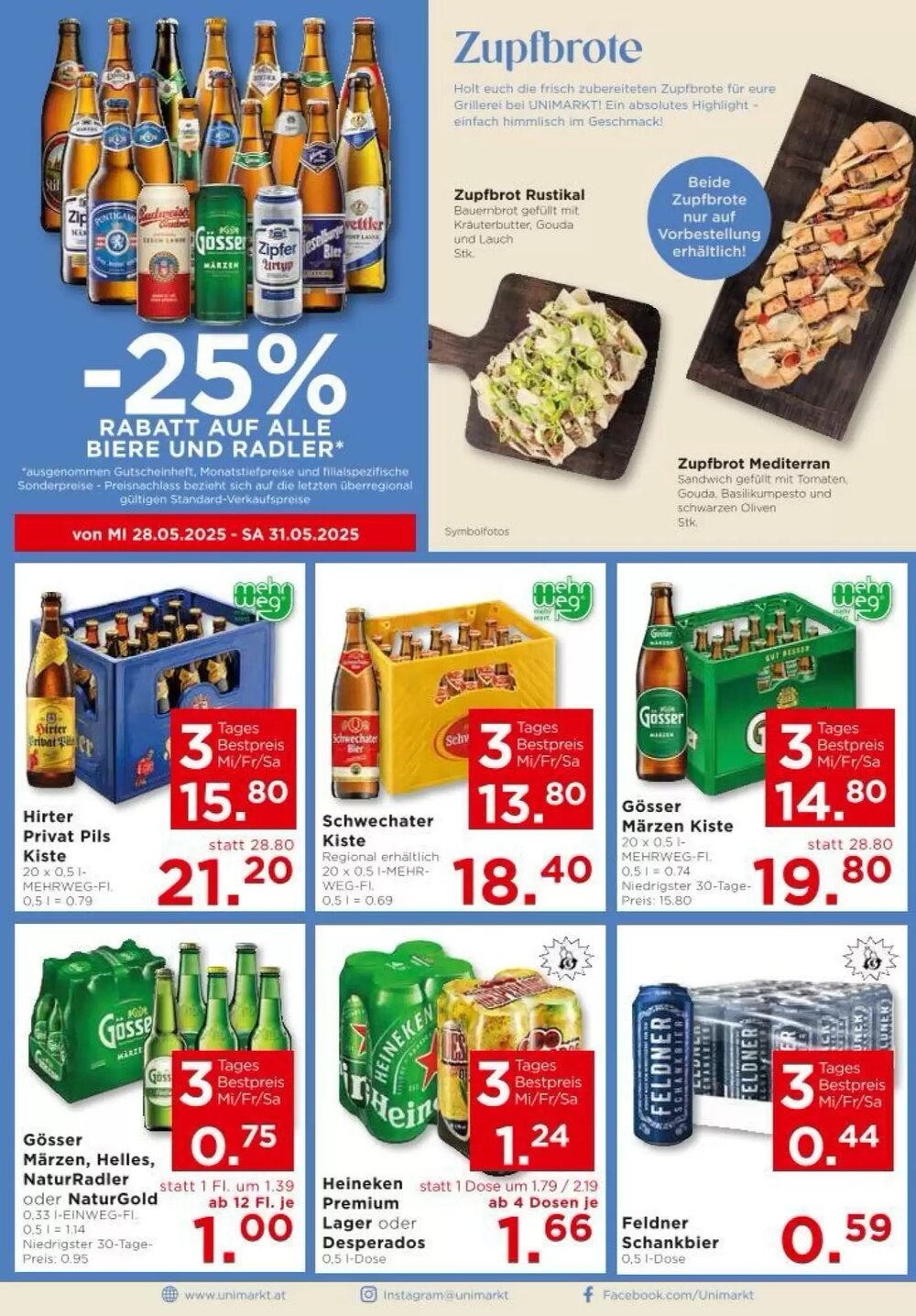 Unimarkt Flugblatt (ab 28.05.2025) - Angebote und Prospekt - Seite 2