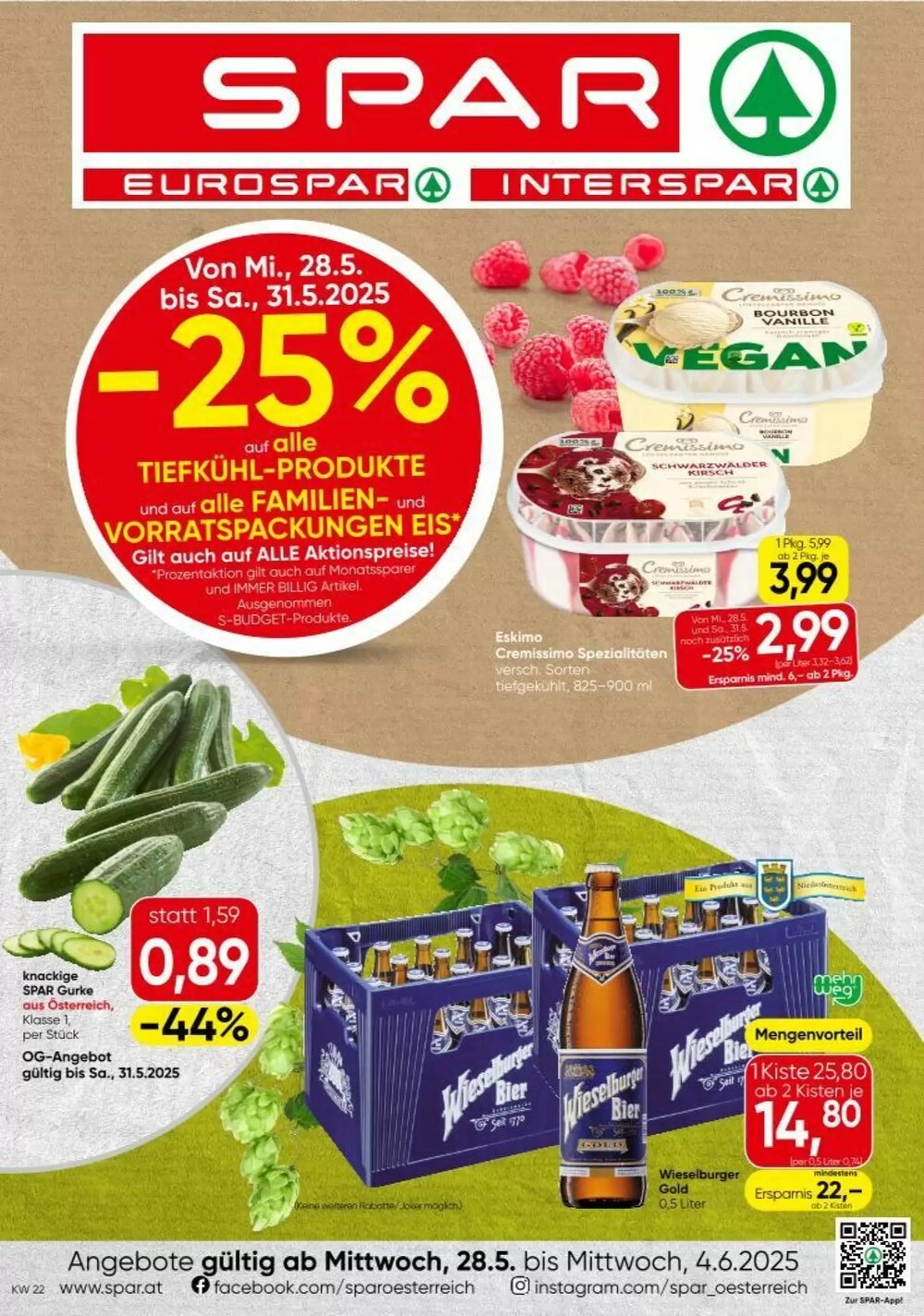 Eurospar Flugblatt (ab 28.05.2025) - Angebote und Prospekt - Seite 1
