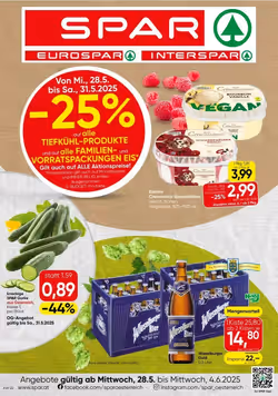 Eurospar Flugblatt (ab 28.05.2025) - Angebote und Prospekt