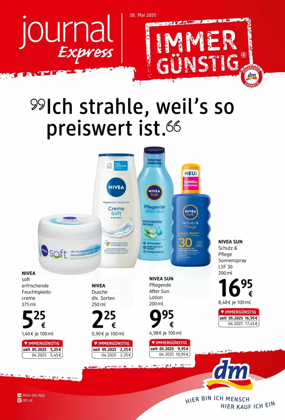 dm Flugblatt (ab 28.05.2025) - Angebote und Prospekt - Seite 1