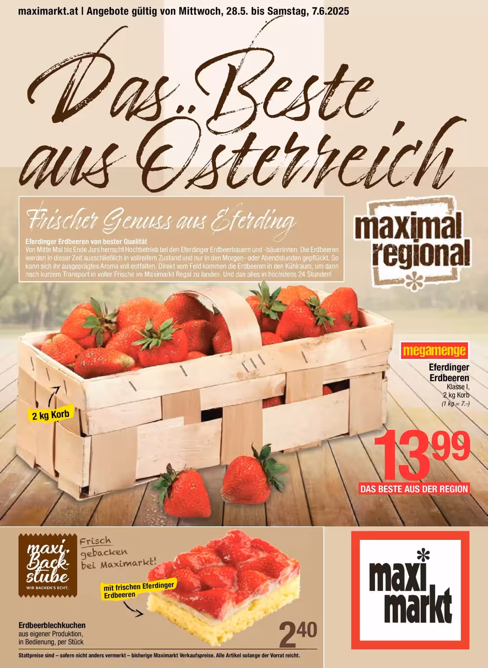 Maximarkt Flugblatt (ab 28.05.2025) - Angebote und Prospekt - Seite 1