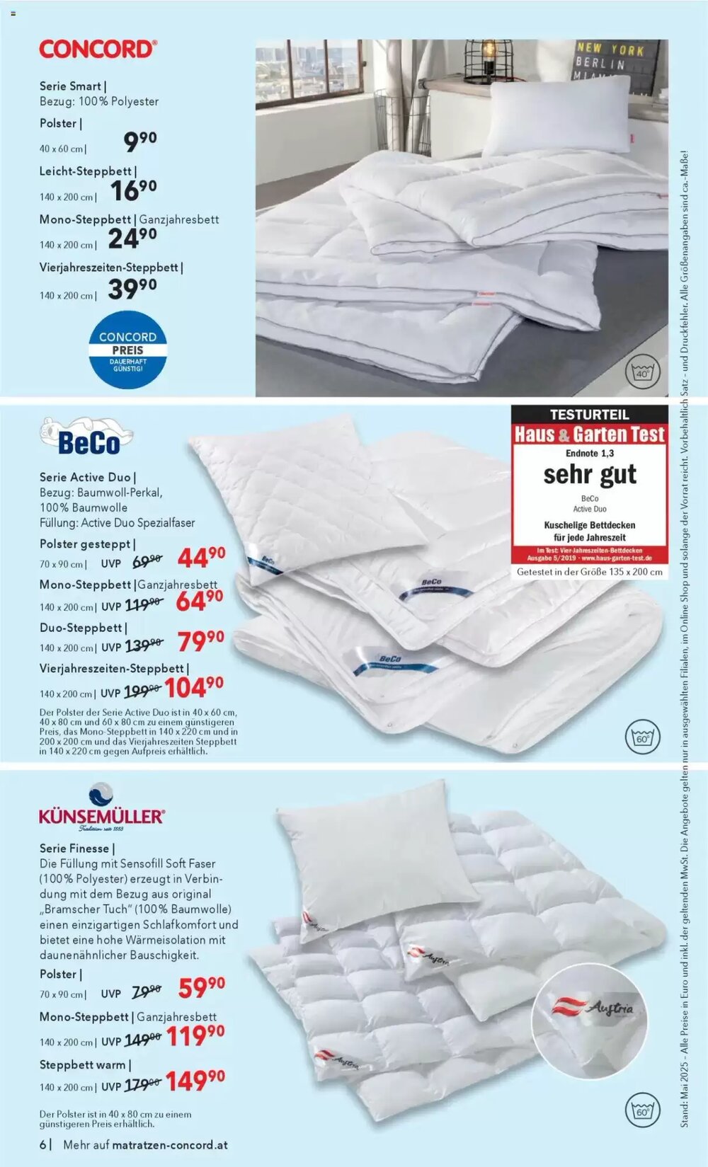 Matratzen Concord Flugblatt (ab 28.05.2025) - Angebote und Prospekt - Seite 6