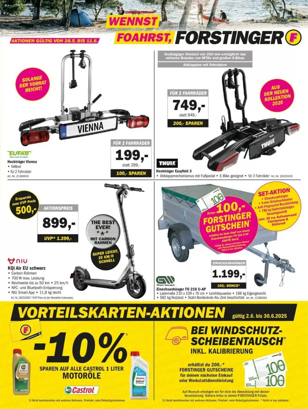 Forstinger Flugblatt (ab 28.05.2025) - Angebote und Prospekt - Seite 1