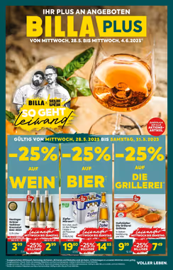 Billa Flugblatt (ab 28.05.2025) - Angebote und Prospekt
