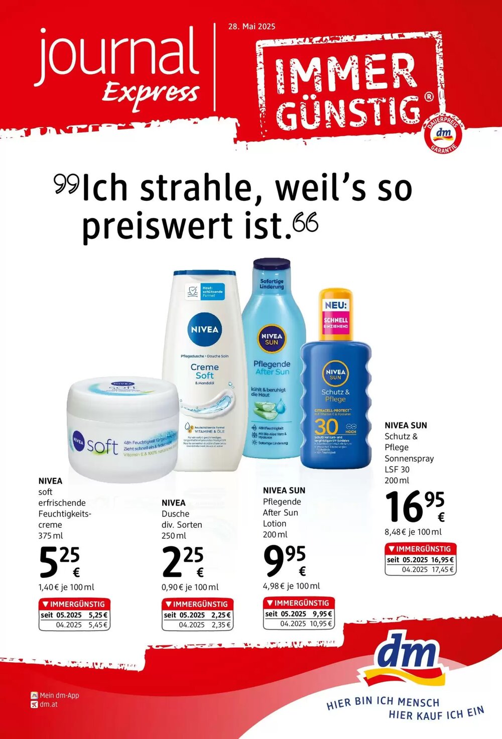 dm Flugblatt (ab 28.05.2025) - Angebote und Prospekt - Seite 1