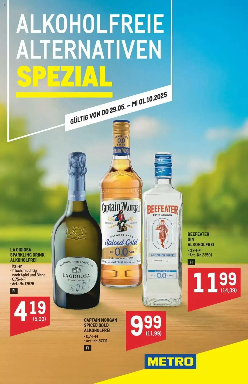 Metro Flugblatt (ab 29.05.2025) - Angebote und Prospekt - Seite 1