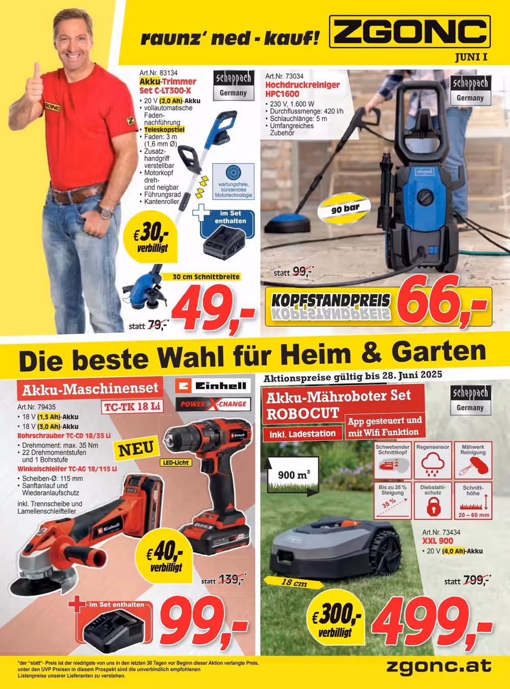 Zgonc Flugblatt (ab 01.06.2025) - Angebote und Prospekt - Seite 1