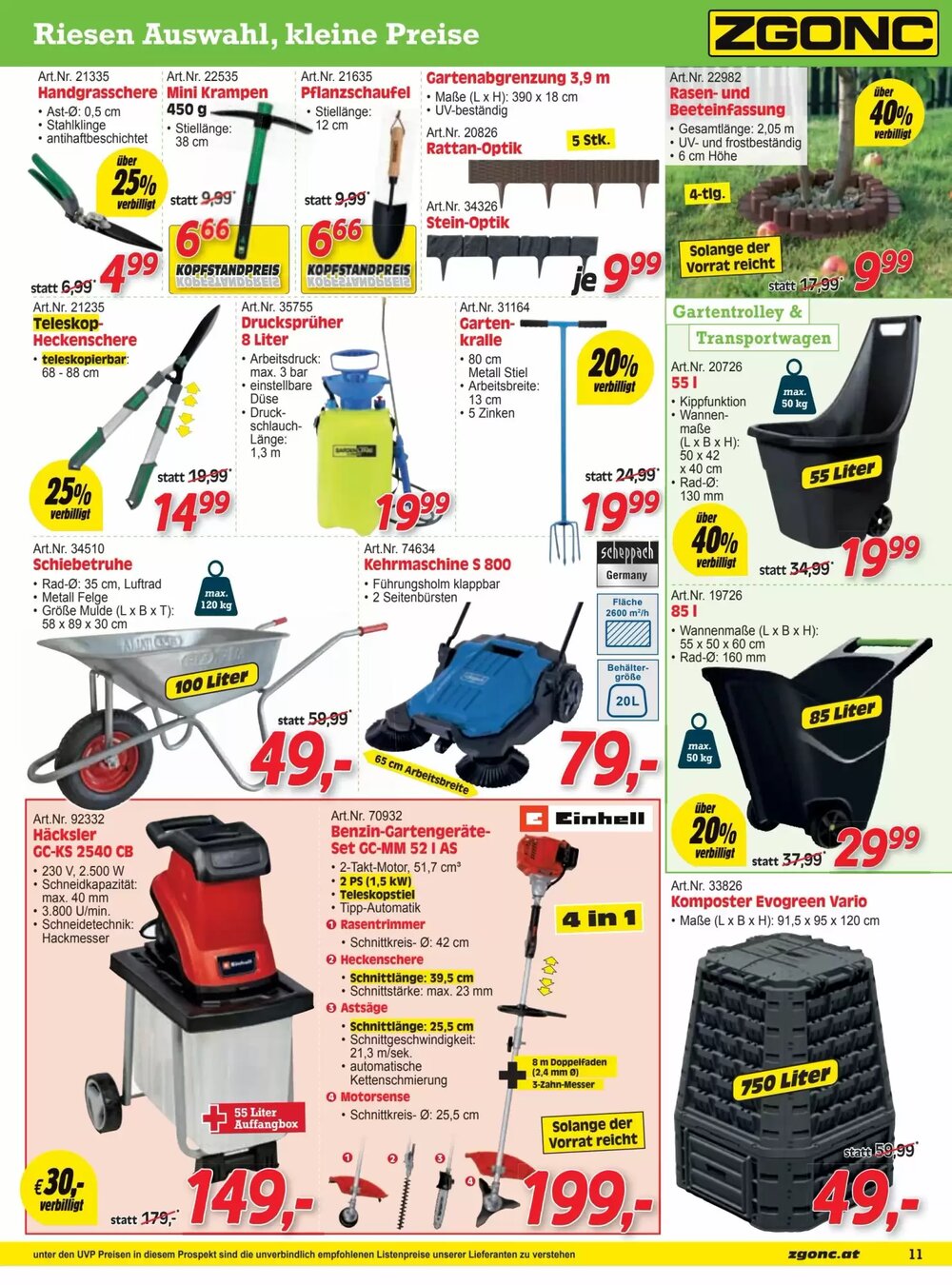 Zgonc Flugblatt (ab 01.06.2025) - Angebote und Prospekt - Seite 11