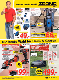 Zgonc Flugblatt (ab 01.06.2025) - Angebote und Prospekt