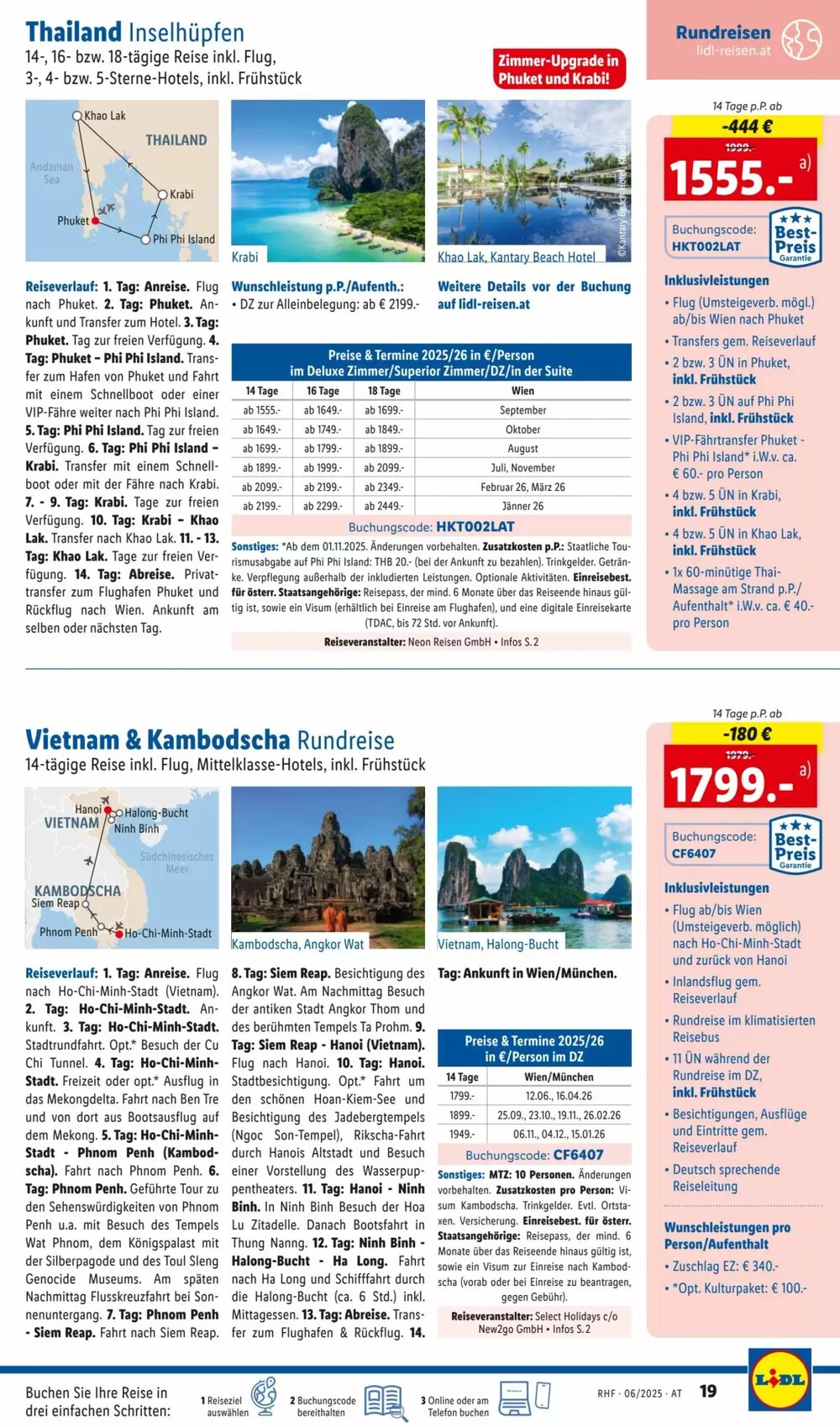 Lidl Reisen Flugblatt (ab 01.06.2025) - Angebote und Prospekt - Seite 19