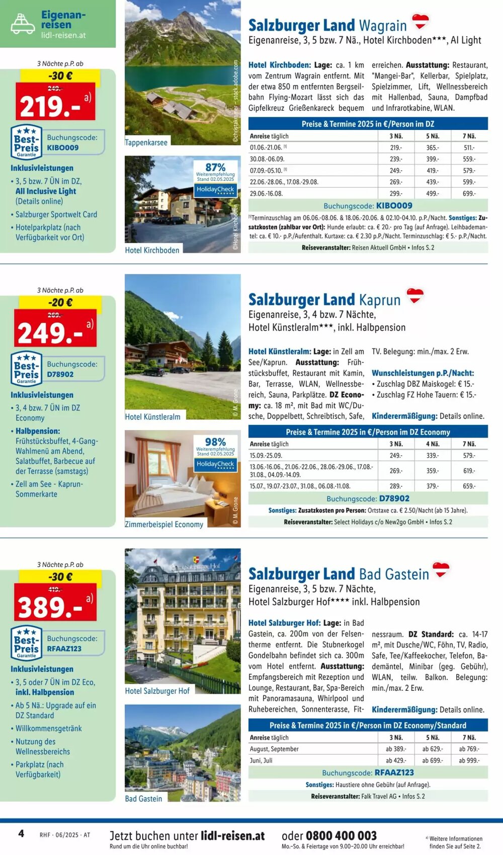 Lidl Reisen Flugblatt (ab 01.06.2025) - Angebote und Prospekt - Seite 4
