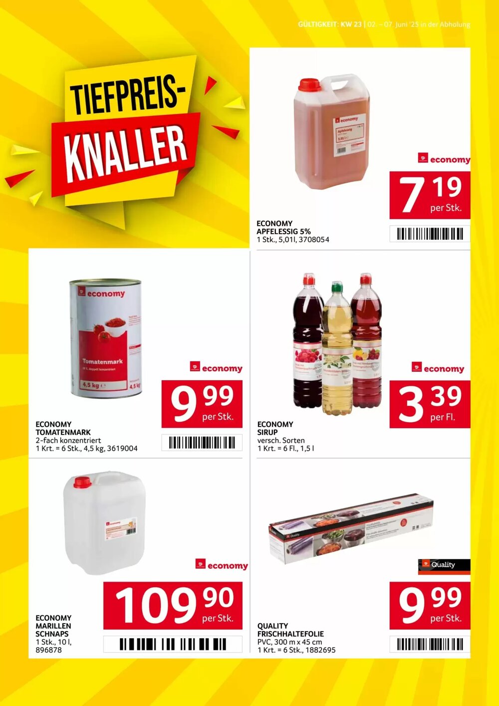 Transgourmet Flugblatt (ab 02.06.2025) - Angebote und Prospekt - Seite 1