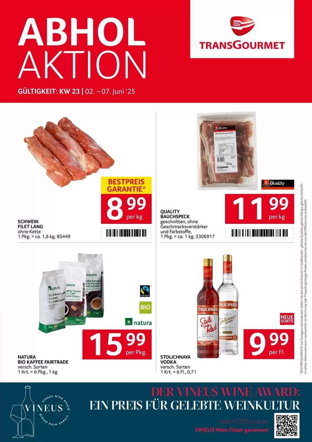 Transgourmet Flugblatt (ab 02.06.2025) - Angebote und Prospekt - Seite 1
