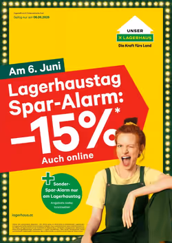 Lagerhaus Flugblatt (ab 02.06.2025) - Angebote und Prospekt