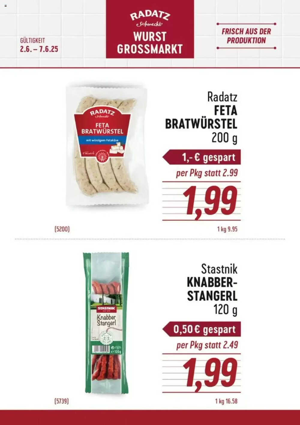 Radatz Flugblatt (ab 02.06.2025) - Angebote und Prospekt - Seite 1