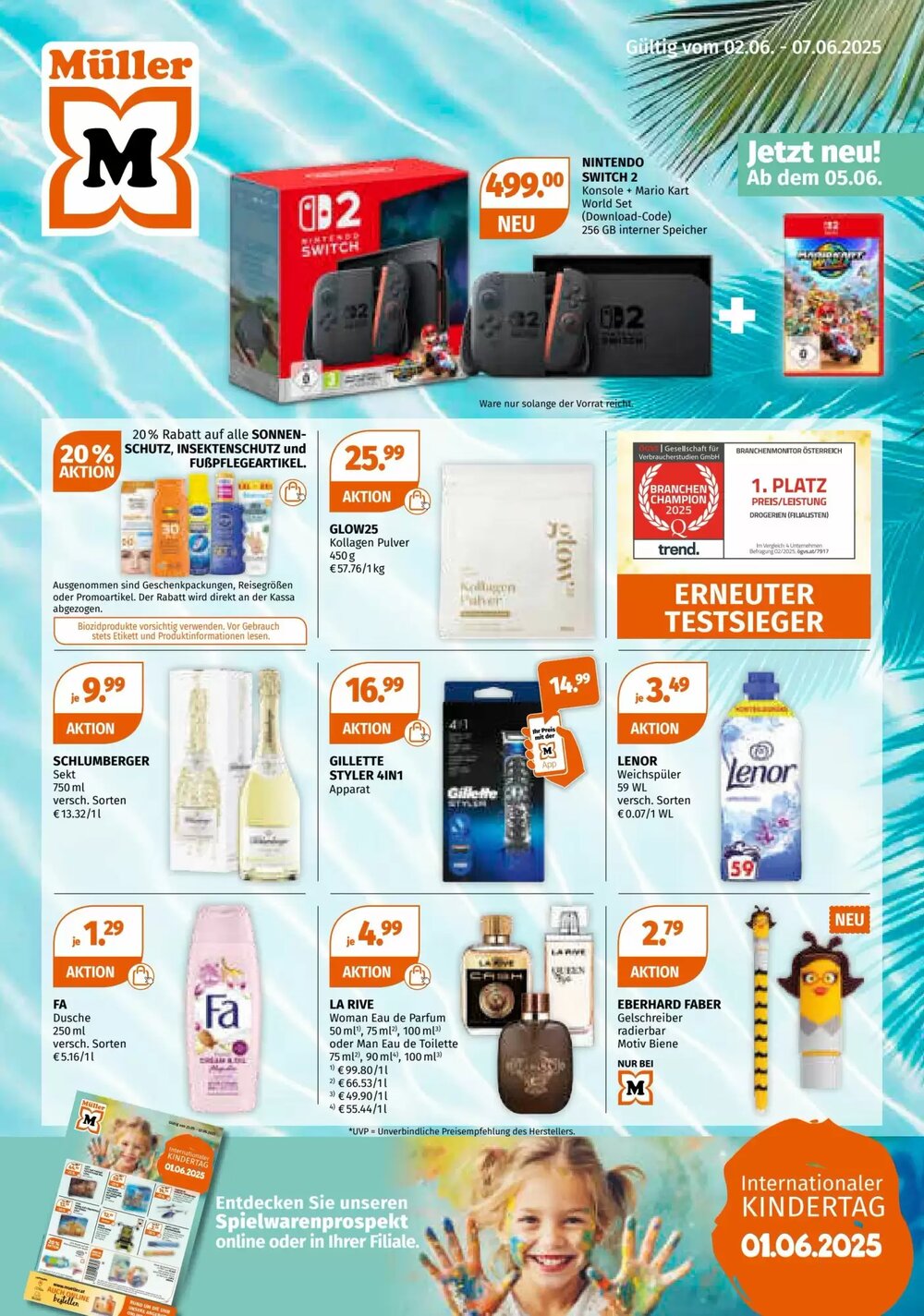 Müller Flugblatt (ab 02.06.2025) - Angebote und Prospekt - Seite 1