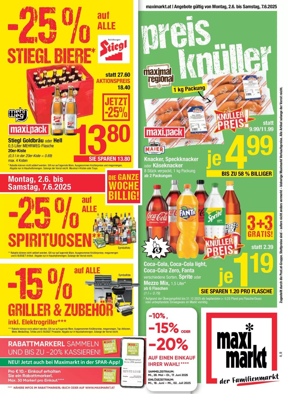 Maximarkt Flugblatt (ab 02.06.2025) - Angebote und Prospekt - Seite 1
