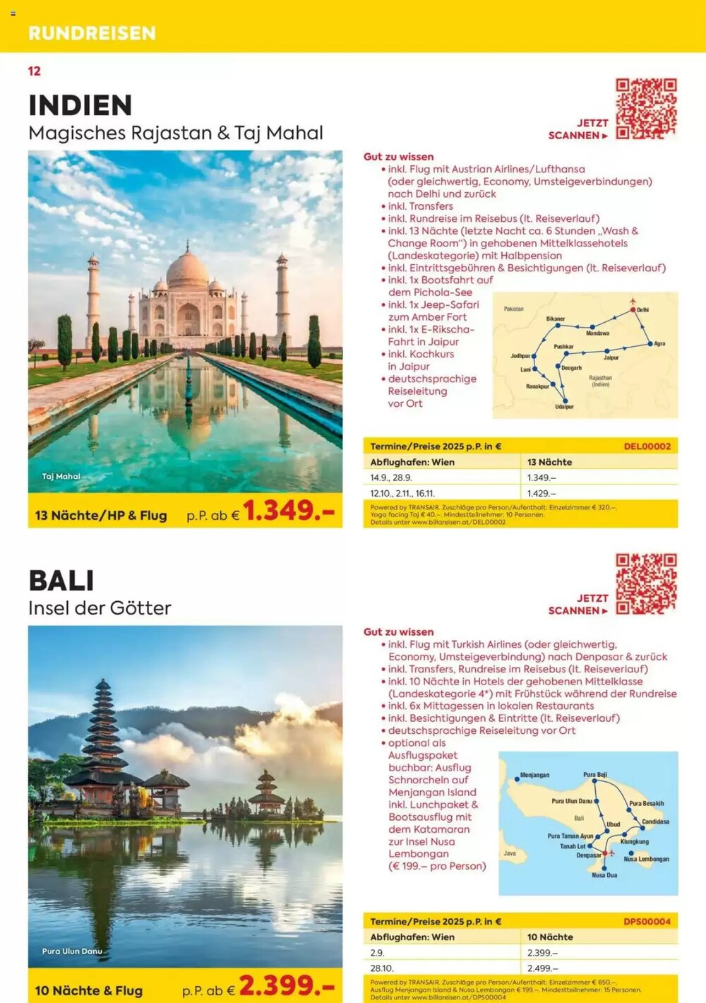 Billa Reisen Flugblatt (ab 03.06.2025) - Angebote und Prospekt - Seite 12