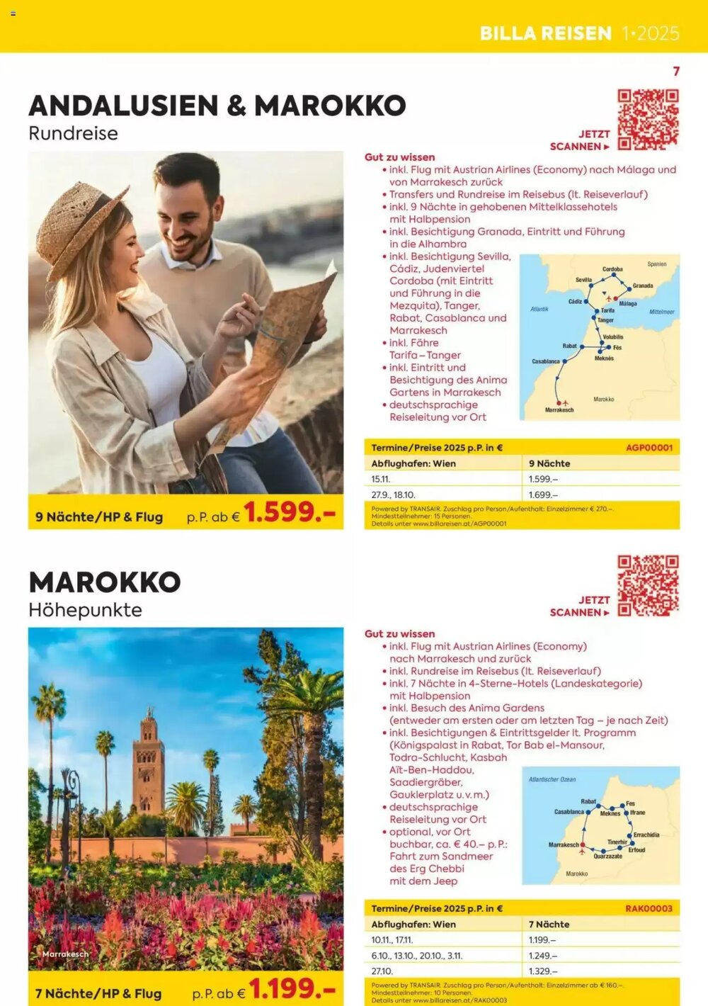 Billa Reisen Flugblatt (ab 03.06.2025) - Angebote und Prospekt - Seite 7