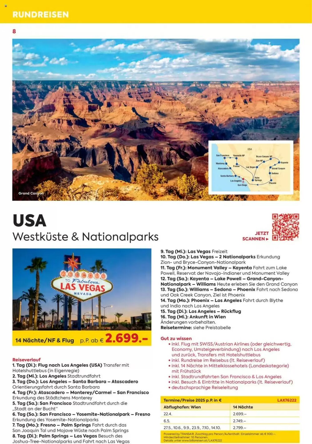 Billa Reisen Flugblatt (ab 03.06.2025) - Angebote und Prospekt - Seite 8