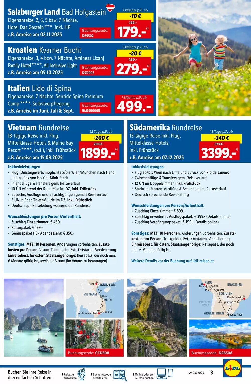 Lidl Reisen Flugblatt (ab 03.06.2025) - Angebote und Prospekt - Seite 3