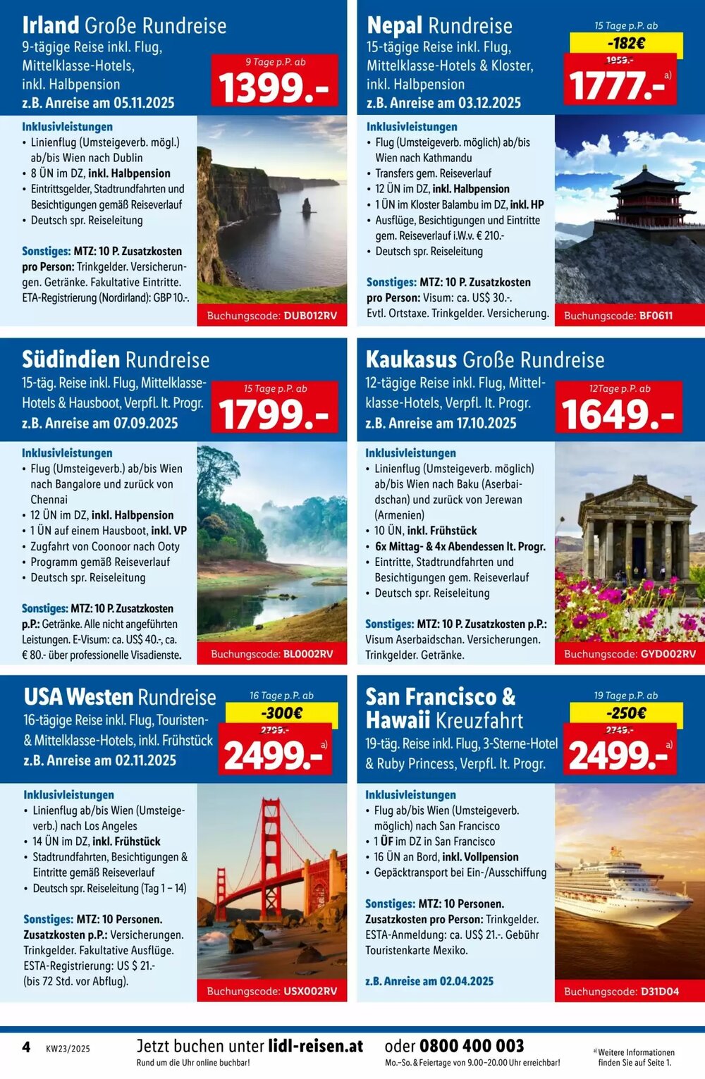 Lidl Reisen Flugblatt (ab 03.06.2025) - Angebote und Prospekt - Seite 4