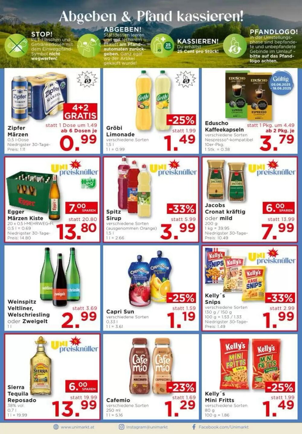 Unimarkt Flugblatt (ab 04.06.2025) - Angebote und Prospekt - Seite 6