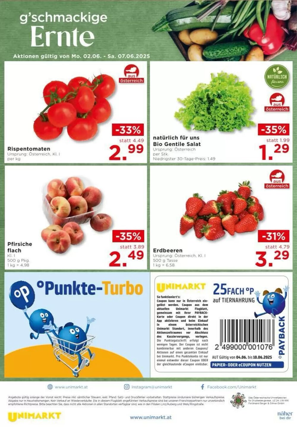 Unimarkt Flugblatt (ab 04.06.2025) - Angebote und Prospekt - Seite 8