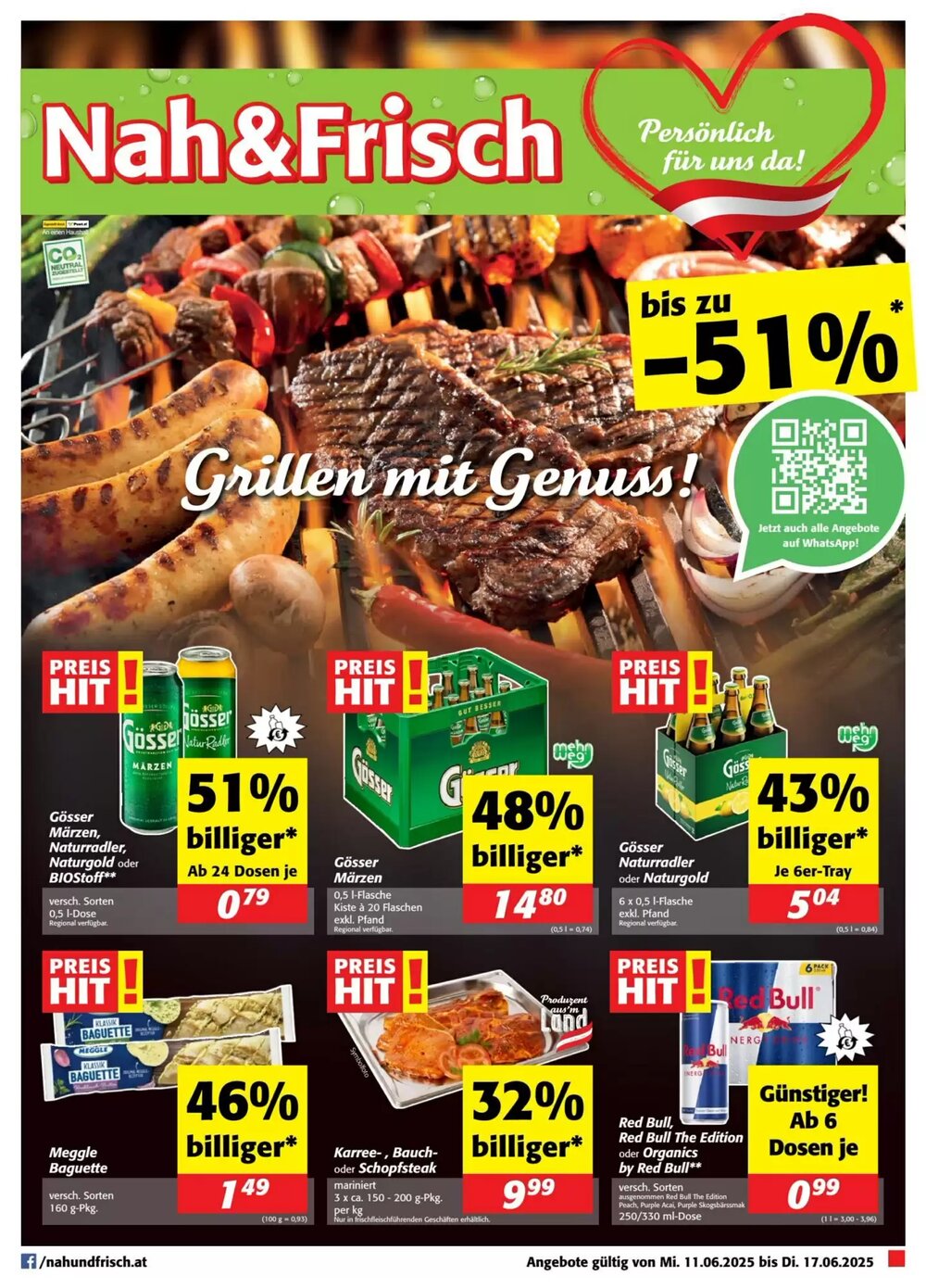 Nah&Frisch Flugblatt (ab 04.06.2025) - Angebote und Prospekt - Seite 1