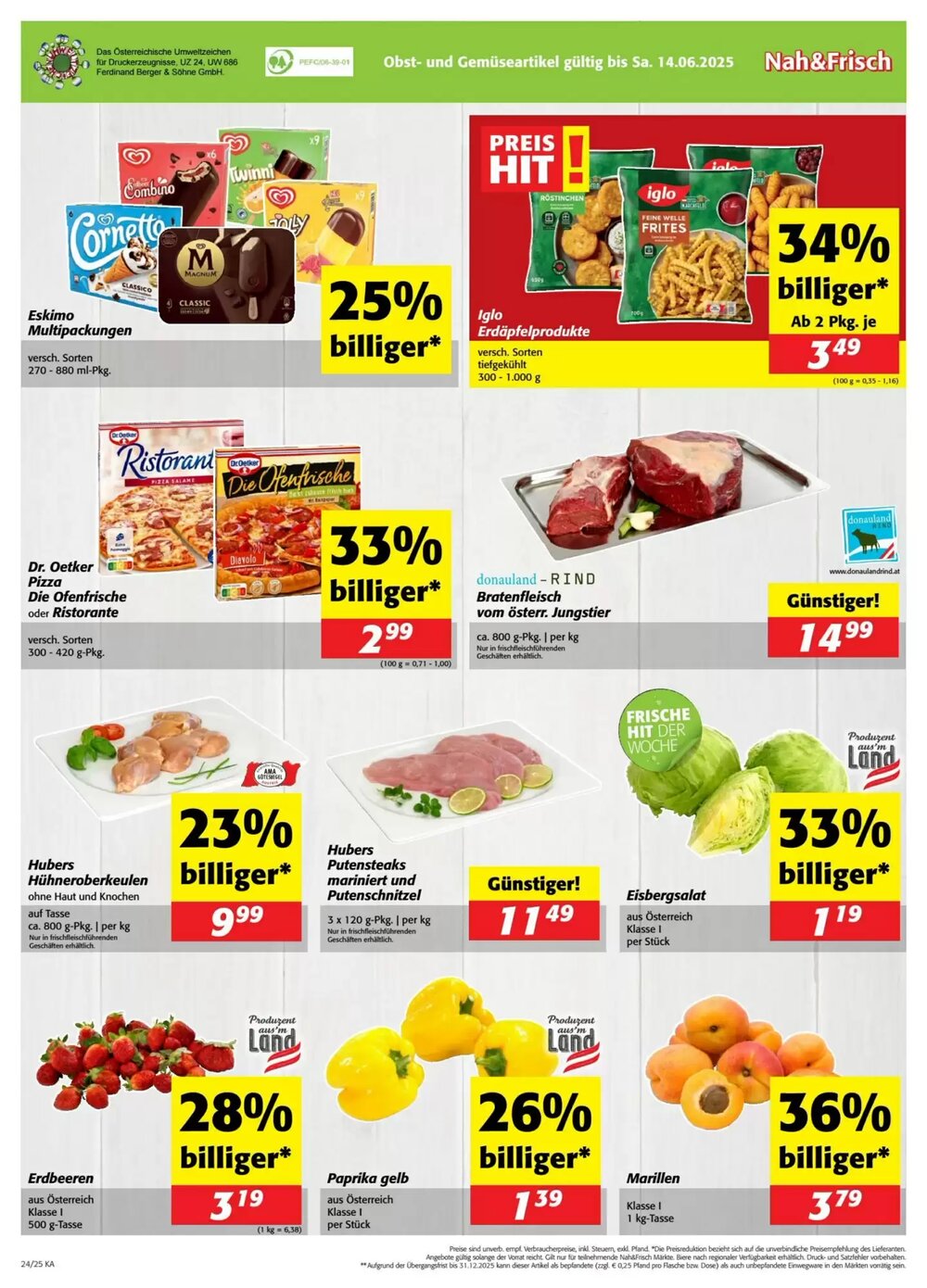 Nah&Frisch Flugblatt (ab 04.06.2025) - Angebote und Prospekt - Seite 8