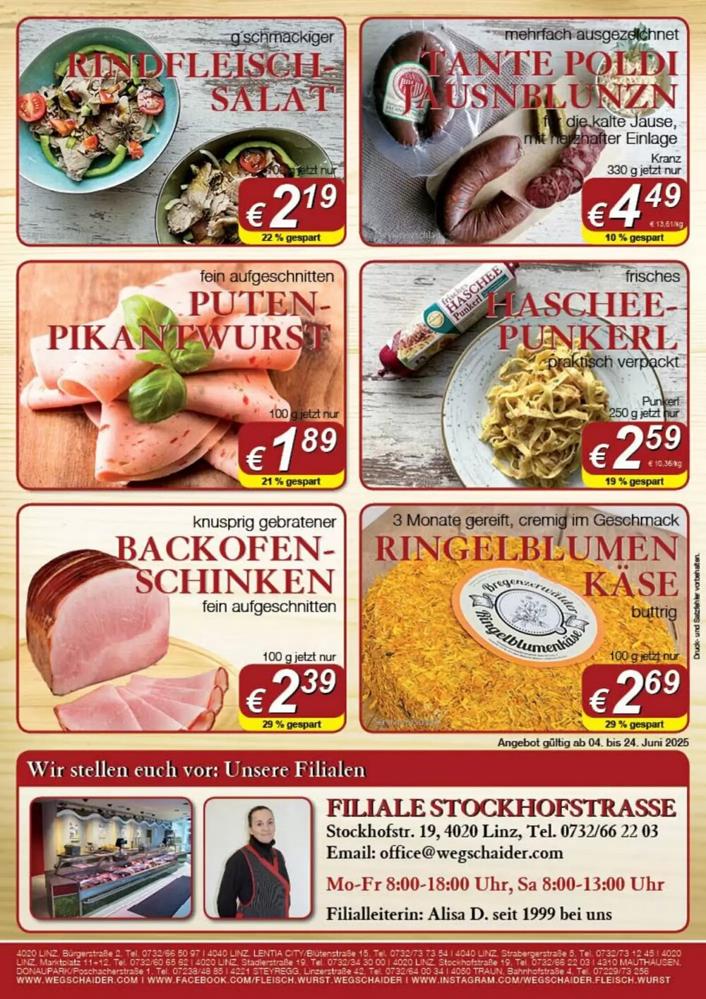Wegschaider Flugblatt (ab 04.06.2025) - Angebote und Prospekt - Seite 2