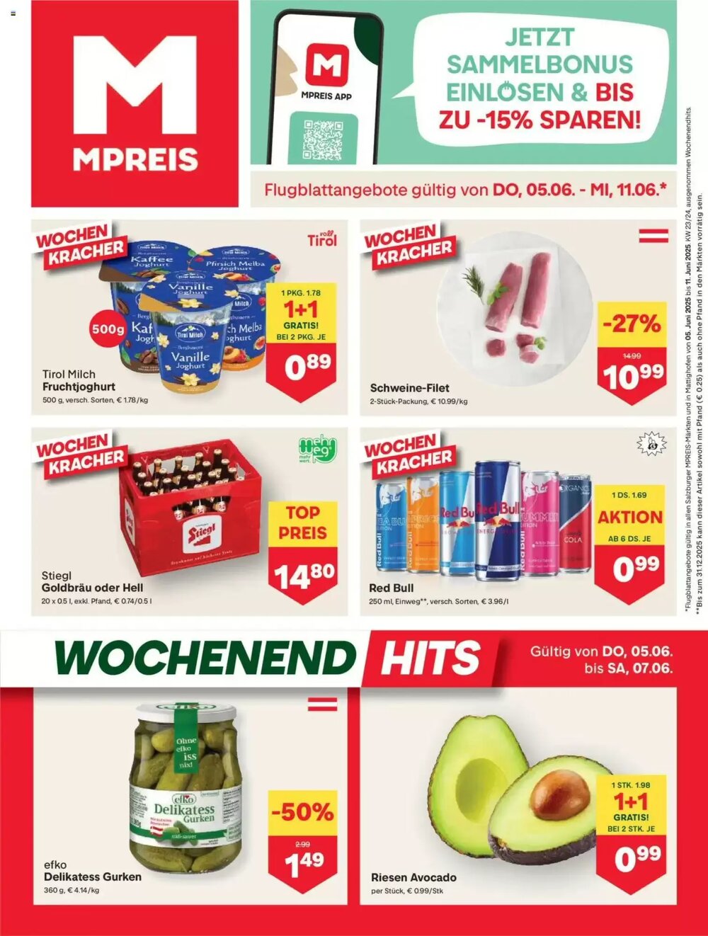 MPreis Flugblatt (ab 05.06.2025) - Angebote und Prospekt - Seite 1