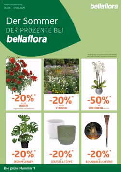 Bellaflora Flugblatt (ab 05.06.2025) - Angebote und Prospekt