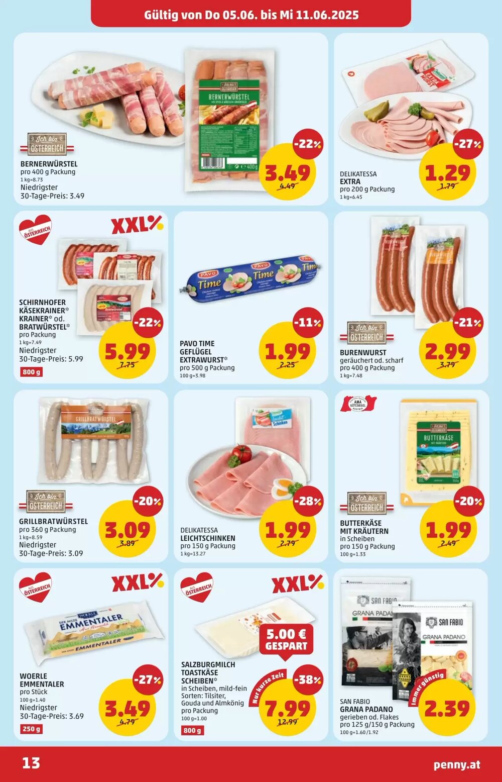 PENNY Flugblatt (ab 05.06.2025) - Angebote und Prospekt - Seite 13